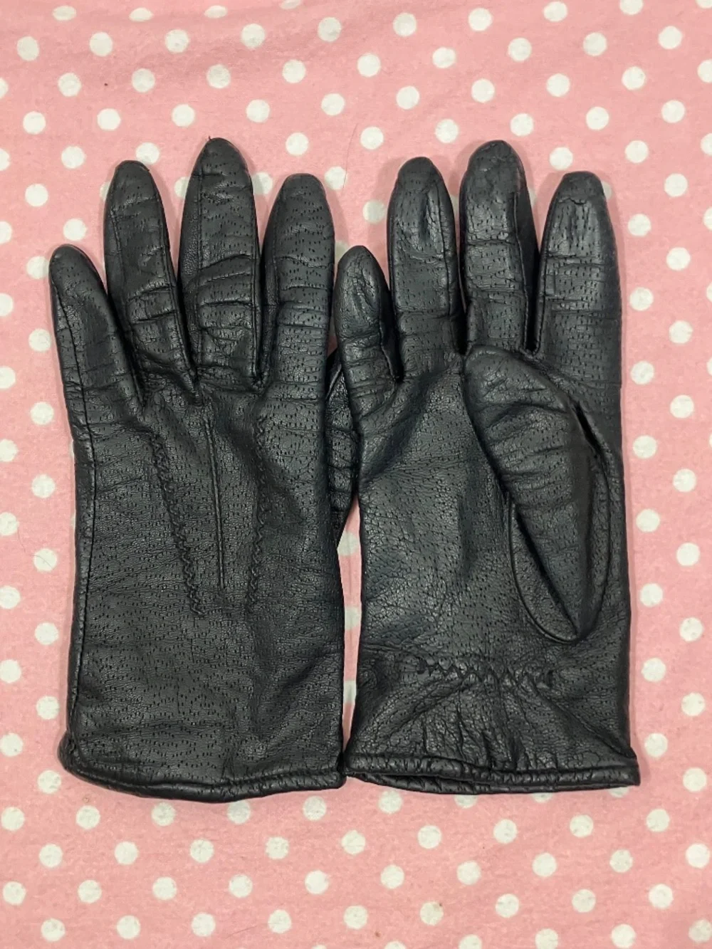 Vintage Fownes Leather gloves 7 1/2